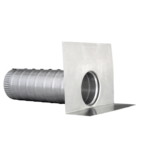 Round Scupper Roof Drain | 3" Diameter | 9" Long | Side View