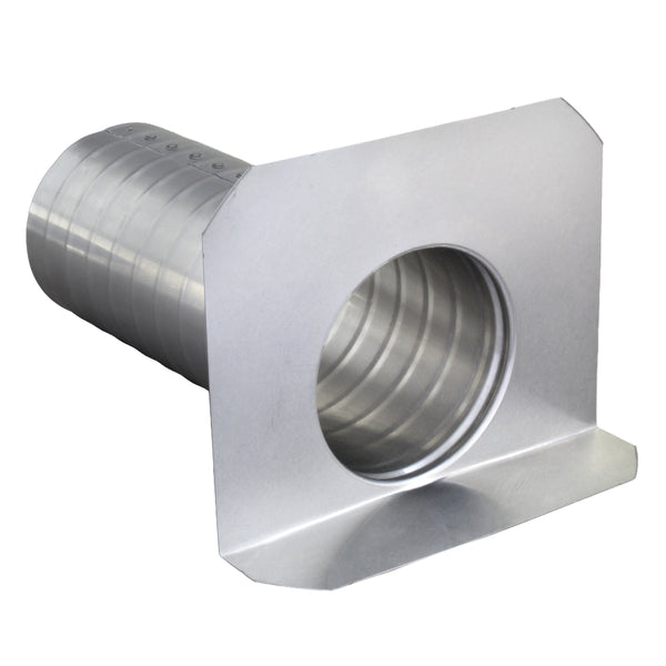 Round Scupper Roof Drain | 5" Diameter | 12" Long | Front View