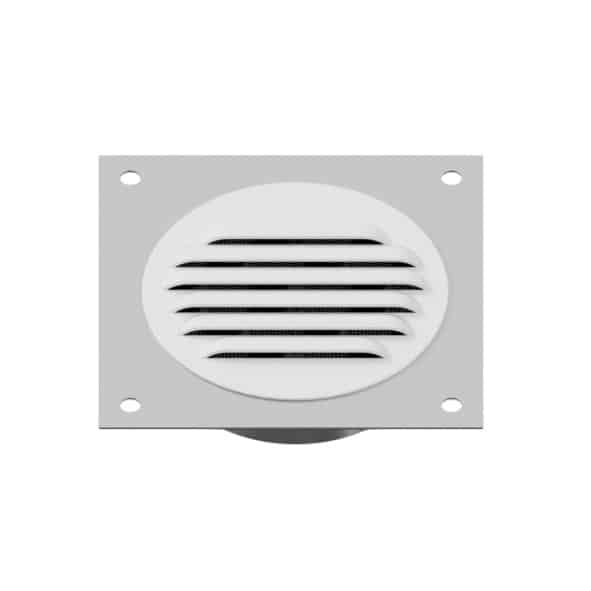 Model RSV-2-WT | Round Soffit Vent  |  2"  Diameter  | White