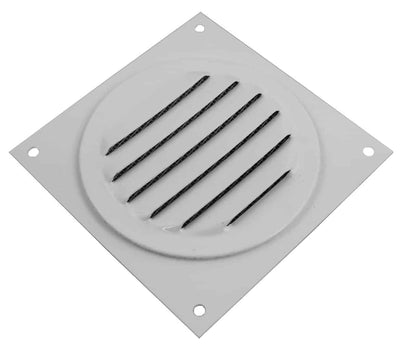 Model RSV-3-WT | Round Soffit Vent  |  3"  Diameter  | White