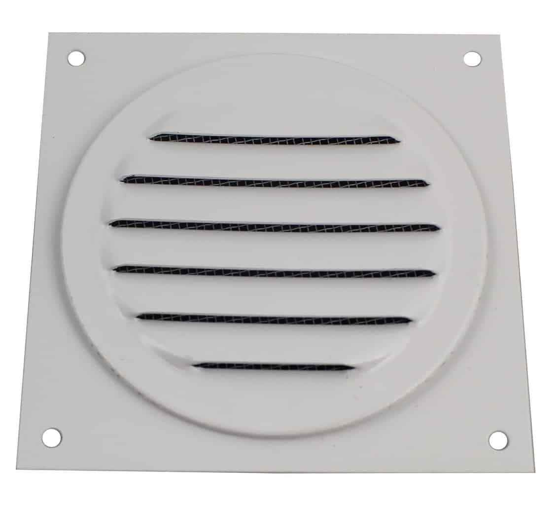 Model RSV-3-WT | Round Soffit Vent  |  3"  Diameter  | White