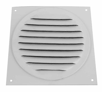 Model RSV-4-WT | Round Soffit Vent  |  4"  Diameter  | White