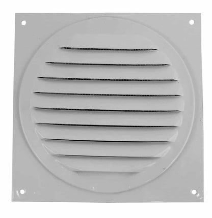 Model RSV-4-WT | Round Soffit Vent  |  4"  Diameter  | White