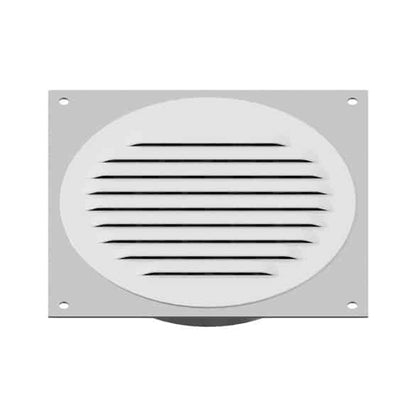 Round Soffit Vent White |  4"  Diameter