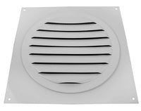 Soffit Vents Painted White - Pack of 6 | Round Soffit Vent | 6" Diameter - Active Ventilation Products