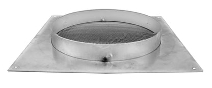 Model RSV-6-WT | Round Soffit Vent  |  6"  Diameter  | White