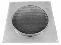 Soffit Vents Painted White - Pack of 6 | Round Soffit Vent | 6" Diameter - Active Ventilation Products