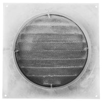 Soffit Vents Painted White - Pack of 6 | Round Soffit Vent | 6" Diameter - Active Ventilation Products