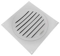 Round Soffit Vent White | 6" Diameter - Active Ventilation Products