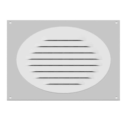 Round Soffit Vent White | 6" Diameter