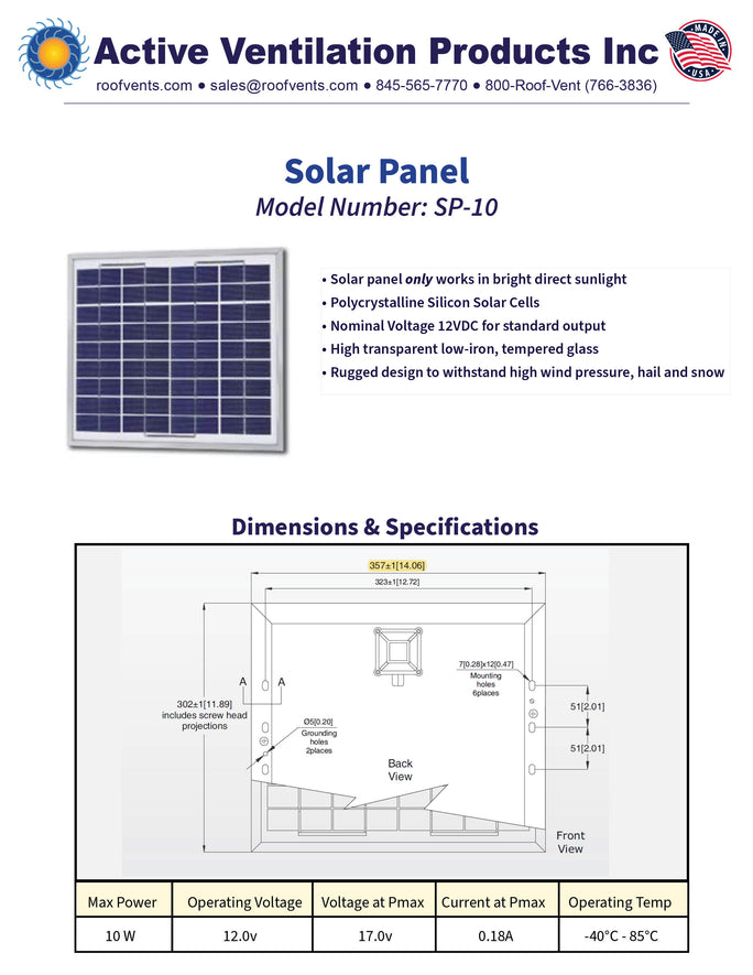 Specifications