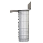 Aluminum Scupper Roof Drain | 3" Diameter | 9" Long