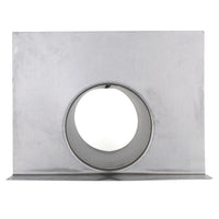 Aluminum Scupper Roof Drain | 4" Diameter | 12" Long