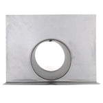 Aluminum Scupper Roof Drain | 4" Diameter | 12" Long