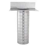 Aluminum Scupper Roof Drain | 4" Diameter | 12" Long