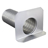 Aluminum Scupper Roof Drain | 5" Diameter | 12" Long