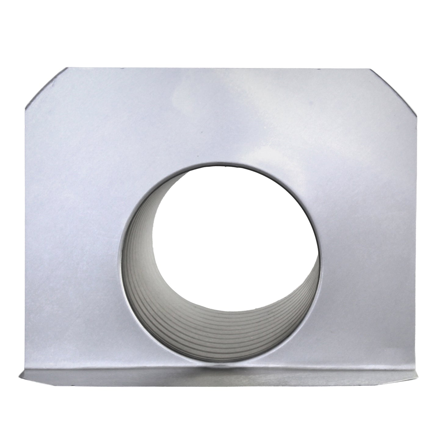 Aluminum Scupper Roof Drain | 5" Diameter | 12" Long