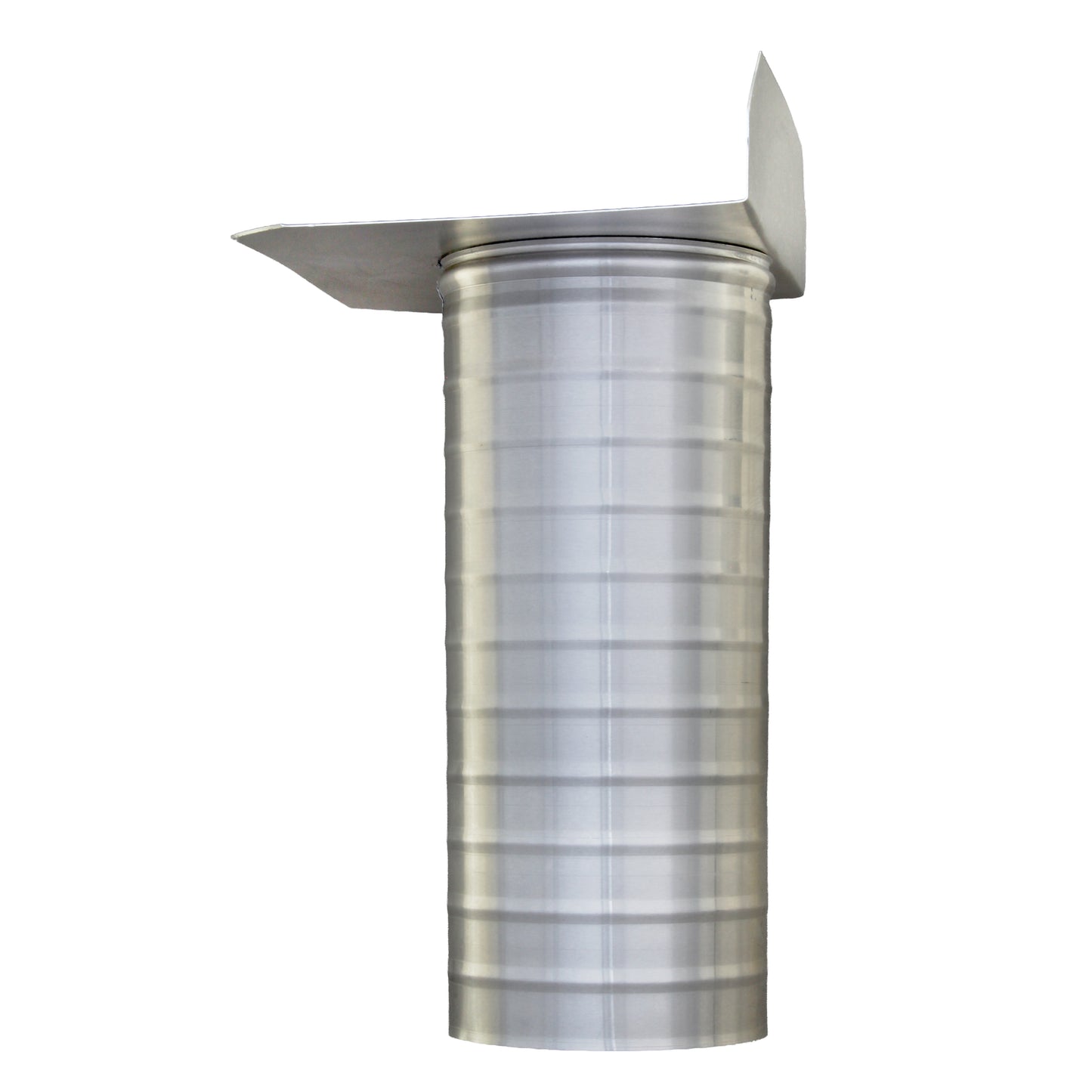 Aluminum Scupper Roof Drain | 5" Diameter | 12" Long