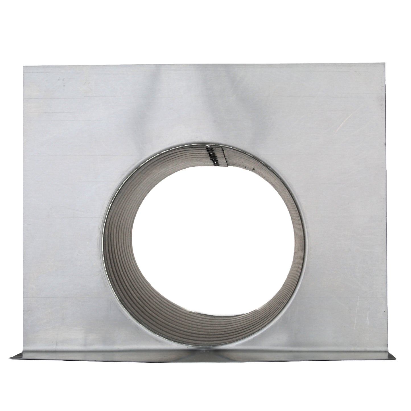 Aluminum Scupper Roof Drain | 6" Diameter | 12" Long