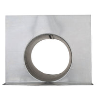 Aluminum Scupper Roof Drain | 6" Diameter | 12" Long