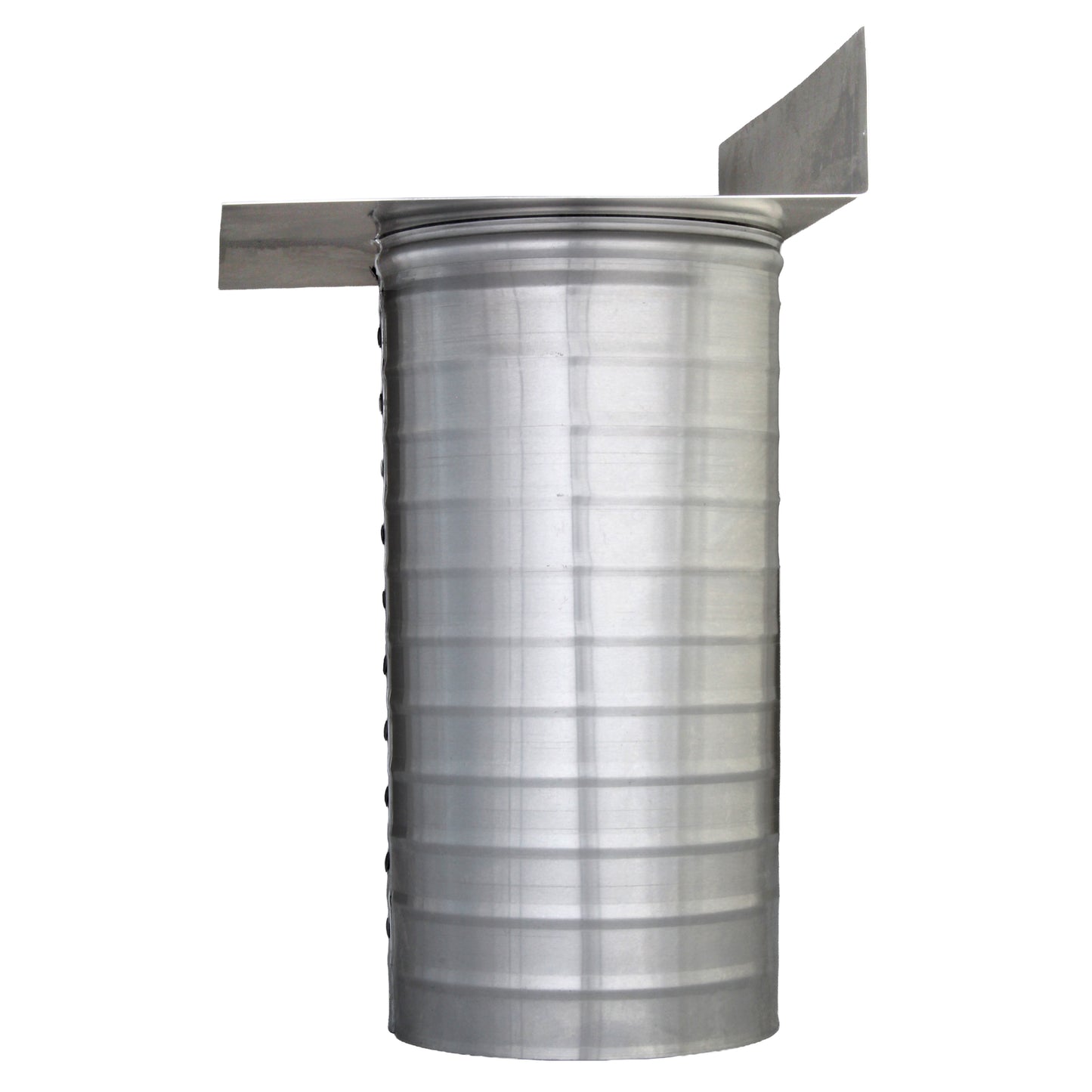 Aluminum Scupper Roof Drain | 6" Diameter | 12" Long
