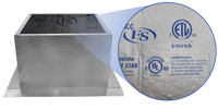 Insulated Square Roof Curb for 14" Diameter Vent | 12" high walls