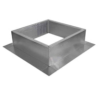 Insulated Square Roof Curb for 16" Diameter Vent | 6" high walls - Active Ventilation Products