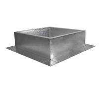 Insulated Square Roof Curb for 16" Diameter Vent | 6" high walls - Active Ventilation Products