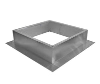 Insulated Square Roof Curb for 18" Diameter Vent | 6" high walls - Active Ventilation Products