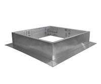 Insulated Square Roof Curb for 24" Diameter Vent | 6" high walls - Active Ventilation Products