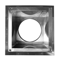 Square Roof Curb for 3" Diameter Vent | 12" high walls - Active Ventilation Products