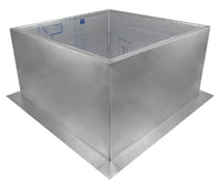 Insulated Square Roof Curb for 30" Diameter Vent | 18" high walls - Active Ventilation Products
