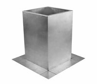 Square Roof Curb for 4" Diameter Vent | 12" high walls - Active Ventilation Products