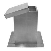 Square Roof Curb for 4" Diameter Vent | 12" high walls - Active Ventilation Products