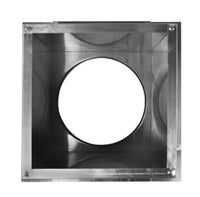 Square Roof Curb for 4" Diameter Vent | 12" high walls - Active Ventilation Products