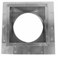Square Roof Curb for 4" Diameter Vent | 8" high walls - Active Ventilation Products