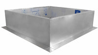 Insulated Square Roof Curb for 42" Diameter Vent | 12" high walls - Active Ventilation Products