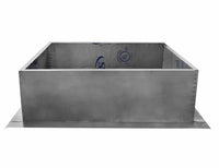 Insulated Square Roof Curb for 42" Diameter Vent | 12" high walls - Active Ventilation Products