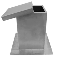 Square Roof Curb for 5" Diameter Vent | 12" high walls - Active Ventilation Products
