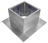 Insulated Square Roof Curb for 5" Diameter Vent | 6" high walls - Active Ventilation Products