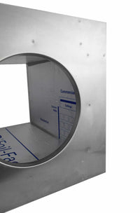 Insulated Square Roof Curb for 6" Diameter Vent | 12" high walls - Active Ventilation Products
