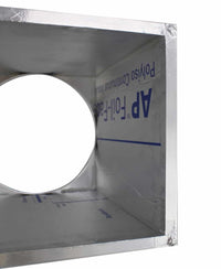 Insulated Square Roof Curb for 6" Diameter Vent | 12" high walls - Active Ventilation Products