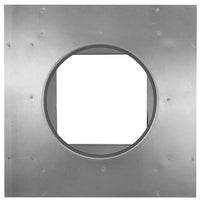 Insulated Square Roof Curb for 6" Diameter Vent | 6" high walls - Active Ventilation Products