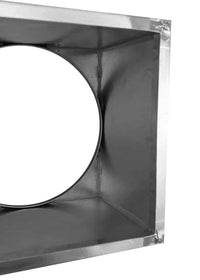 Insulated Square Roof Curb for 6" Diameter Vent | 6" high walls - Active Ventilation Products