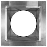 Insulated Square Roof Curb for 6" Diameter Vent | 6" high walls - Active Ventilation Products