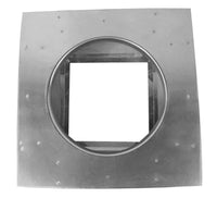 Square Roof Curb for 6" Diameter Vent | 6" high walls - Active Ventilation Products