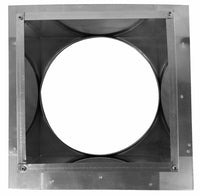 Square Roof Curb for 6" Diameter Vent | 8" high walls - Active Ventilation Products