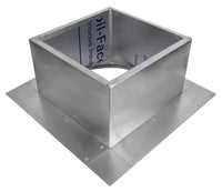 Insulated Square Roof Curb for 7" Diameter Vent | 6" high walls - Active Ventilation Products