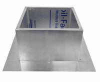 Insulated Square Roof Curb for 7" Diameter Vent | 6" high walls - Active Ventilation Products