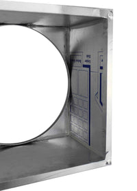 Insulated Square Roof Curb for 7" Diameter Vent | 6" high walls - Active Ventilation Products